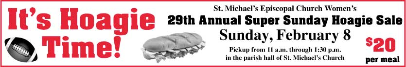 St. Michael's Hoagie sale