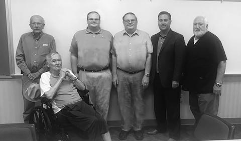 Shown from left are: David Oswalt, Dick Anderson, Nolan Maddox, Dean Maddox, Mark Brown and Bruce Perry. Lions Club members not pictured are Andrew Bynum, Mike Marion and Alva Grimsley.