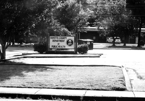 Pictured is the Fayette County Health Department, where drive-up COVID-19 testing will be administered on Tuesday, May 5 for people meeting qualifying conditions.