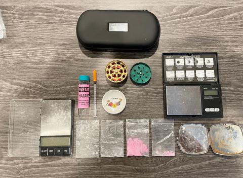 Shown is a small portion of the many illegal drugs that the Fayette County Sheriff’s Department has seized recently.