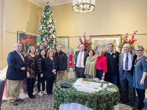 Pictured from left to right: Steven Nolen, Janet Randolph, Teresa Nolen Price, Bonita Nolen, Dr. Charles Nolen Jr., Faith Nolen Anderson, Judge Merrell Nolen, Laura Nolen Fulmer, Sandy Nolen, Stephen Fulmer, Theron Nolen and Kathy Nolen-Martin. (Not Pictured: Dr. Rick Martin (Kathy’s husband), Pam Nolen Shipman and husband Wade Shipman, Kristen Randolph Smalley, Jody Randolph (Janet’s husband).