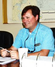 New county engineer Christopher Howell was present at the commission meeting.