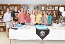 Shown at the Sept. 20 celebration are from left: Walt Gary, Coulter Ary, Noah Scott, Anna Kate Gillam, Olivia Yerby, Morgan Trull, Katie Henegar, Skyler Higginbotham and Jayli McClain. Not shown are: Mason Aldridge, Adrianna Cousette, Dylan Fulton, Marshal Graham, Skylar Hill, Macy Montgomery, Kaleb Sparks and Tracie Strickland.