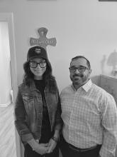 Drug Court Coordinator Art Alaniz, right, is passing the torch to Bambi Powell, left, who will take over leadership of the local Drug Court program later this month. Both say community support and accountability remain central to helping participants rebuild their lives through recovery. 