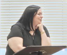 Fayette County Memorial Library Director Jessie Crowe shares the results of the library’s 2026 Summer Reading Program with the council.  